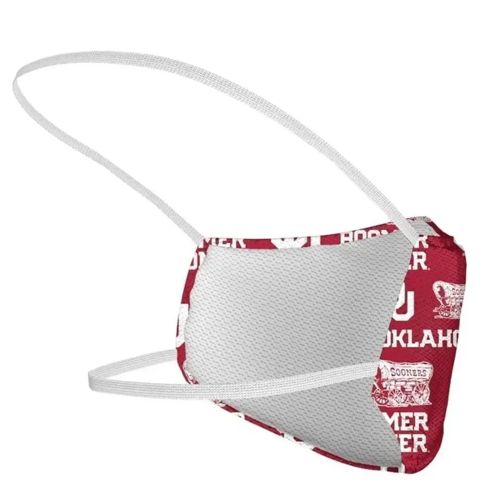 New in Package University of Oklahoma Sooners Face Covering Face Masks Set of 3